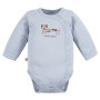 Zavinovací body Puppy Playtime modré s dlouhým rukávem Eevi