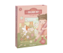Omalovánky s pastelkami a samolepkami Rosa Fairy Garden Little Dutch