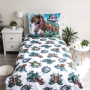 Povlečení Jurský svět "Roar" svítící 140 x 200, 70 x 90 cm Jerry Fabrics