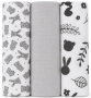 Mušelínové pleny sada mix Unisex 60x80 cm 3 ks Veverka Jasmine