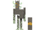 Minecraft 8 cm velká figurka Creaking se světly a zvuky