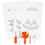 Sada 5 nástrojů na vyřezávání halloweenské dýně
