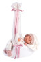 Obleček pro panenku New Born velikosti 40-42 cm s nosítkem přes rameno Llorens