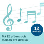 Canpol babies Kontrastní plyšový kolotoč s melodiemi Sensory