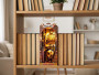 Dřevěná knihovna 371 ks se světlem Woodworks 