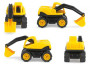 Auto Workies bagr plast 13cm