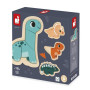 Dřevěné vkládací puzzle Dinosauři 4v1 Dino Janod