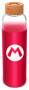 Skleněná láhev s návlekem 585 ml, Super Mario