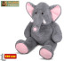 Plush Friends slon 130 cm plyšový šedý 0 m+