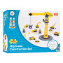 Jeřáb a stavební stroje Bigjigs Rail