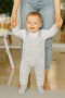 Bavlněné polodupačky - lacláčky Městečko šedé Baby Service