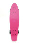 Skateboard - pennyboard 60cm, nosnost 90kg, kovové osy, růžová barva, černá kola