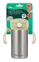 Hrnek termoizolační s brčkem nerez 280 ml Green Beaba