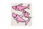 Okenní samolepky a omalovánky Baby Shark s barvami