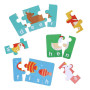 Moje první hláskování puzzle se zvířátky v angličtině Petit Collage