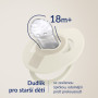 Dudlík svítící silikonový dynamický Prime 6-18 m 2 ks Ivory/Blush Lovi