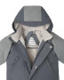 Zimní kombinéza Color Block Fjord Gray Leokid
