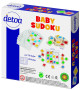 Baby sudoku logická hra dřevo 25 ks Detoa