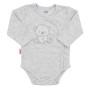 Kojenecká soupravička do porodnice New Baby Sweet Bear šedá