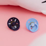 Dudlíky Moomin Colour kaučuk 0-6 m 2 ks Bibs 