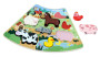Dřevěné puzzle Veselá farma propojitelné 2Kids Toys