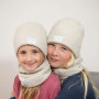 Zimní čepice Teddy fleece double Nature Esito