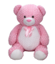 Medvěd plyšový 135 cm s mašlí 0 m+ Plush Friends