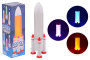 Lampička Raketa led měnící barvy Johntoy