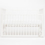 Dětská postýlka New Baby BASIC se stahovací bočnicí bílá