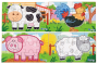 Dřevěné puzzle - farma Viga