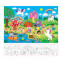 Velké podlahové puzzle - Víly a jednorožci