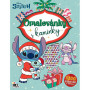Omalovánky s kamínky Lilo & Stitch Vánoce