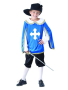 Kostým na karneval - mušketýr, Vel. 120 - 130 cm