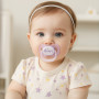 Dudlík svítící silikonový symetrický Nightglow Canpol babies 18 m+ 2 ks