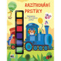 Razítkování prstíky Vlak