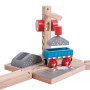 Jeřáb se štěrkem Bigjigs Rail