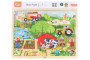 Dřevěné puzzle 48 dílků Viga - farma