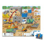 Puzzle Na stavbě v kufříku 36 ks Janod
