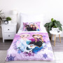 Povlečení do postýlky Frozen purple 100 x 135, 40 x 60 cm Jerry Fabrics