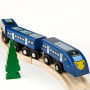 Rychlík High Speed 1 modrý Bigjigs Rail