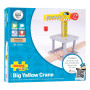 Velký jeřáb žlutý Bigjigs Rail