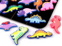 Silikonové magnetky - dinosaurus 1 ks 