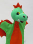 Maňásek Drak oranžový 28 cm