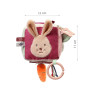 Senzorická textilní kostka Rabbit Karo BabyOno