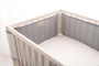 Mušelínový mantinel do postýlky Bump Air 180 x 30 cm Babymatex