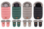 Set zimní fusak Comfy 4v1 + rukavice na kočárek Petite & Mars