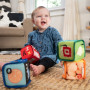 Hračka textilní kostky abeceda Alpha Stacks™ 4 ks 3 m+ Baby Einstein