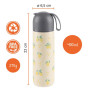 Termoska na tekutiny se silikonovým držákem 400 ml Zopa
