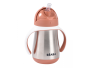 Hrnek termoizolační s brčkem nerez 250 ml