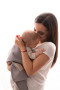 Mušelínová deka Prestige šedá 75 x 100 cm Babymatex